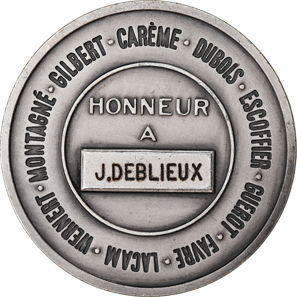 Francja, Medal, Cuisine, Académie Culinaire de France, 1972, AU(55-58), Brąz
