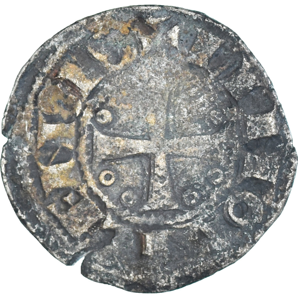 Coin, France, Limousin, Denier, 1106-1160, Abbaye de Saint-Martial, VF(30-35)
