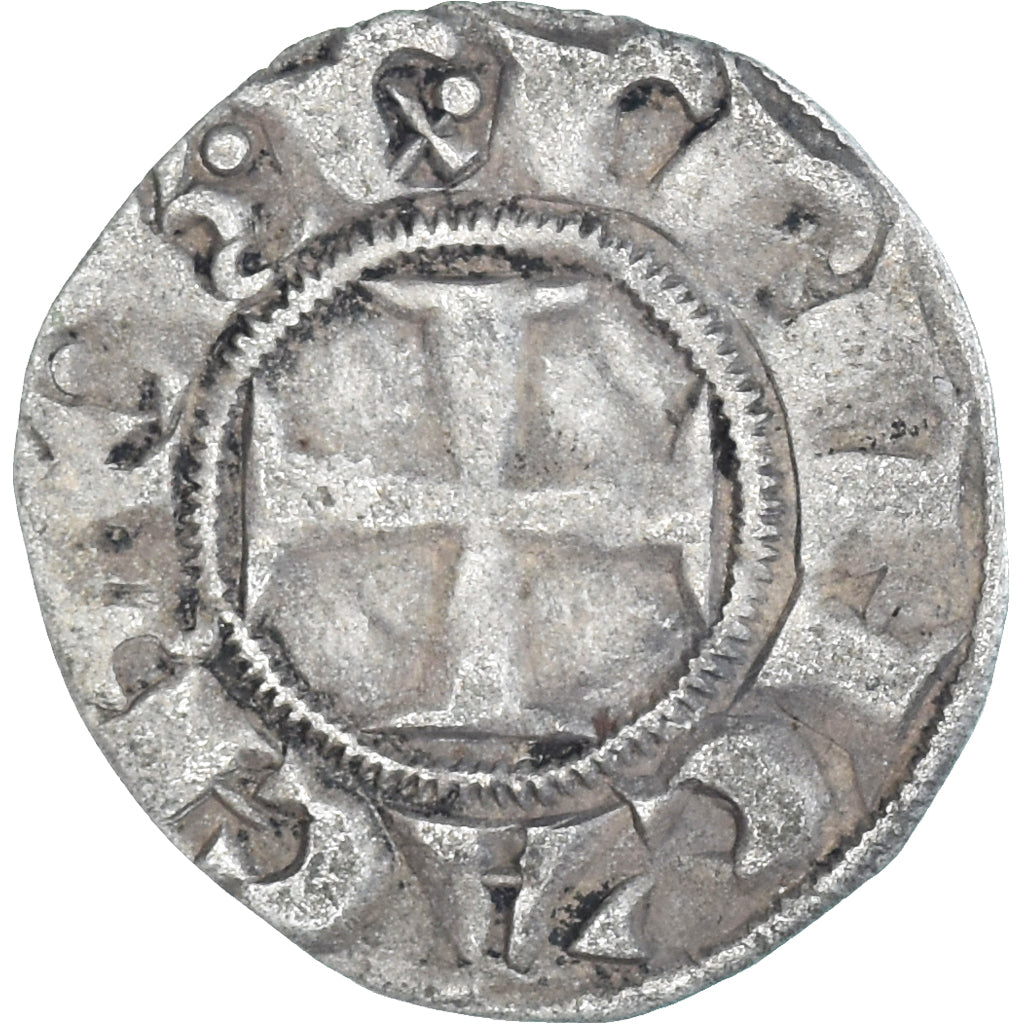 Coin, Greece, Principality of Achaea, Charles Ier d'Anjou, Denier, 1278-1285