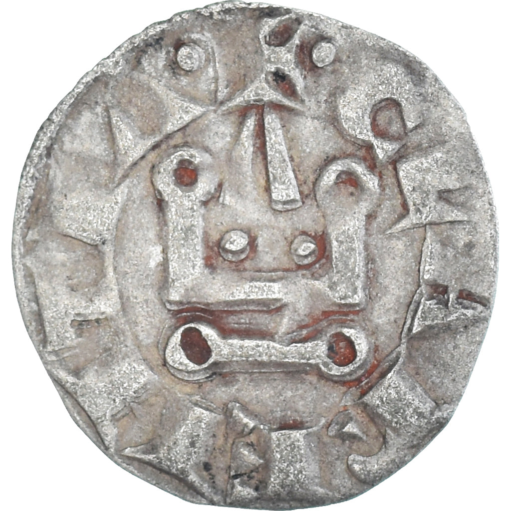 Coin, Greece, Principality of Achaea, Charles Ier d'Anjou, Denier, 1278-1285