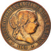 SPAIN, 5 Centimos, 1868, KM #635.1, VF(30-35), Copper, 12.74