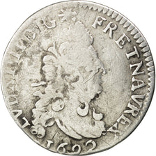 Monnaie, France, Louis XIV, 4 Sols aux 2 L, 4 Sols 2 Deniers, 1692, Rouen, TB