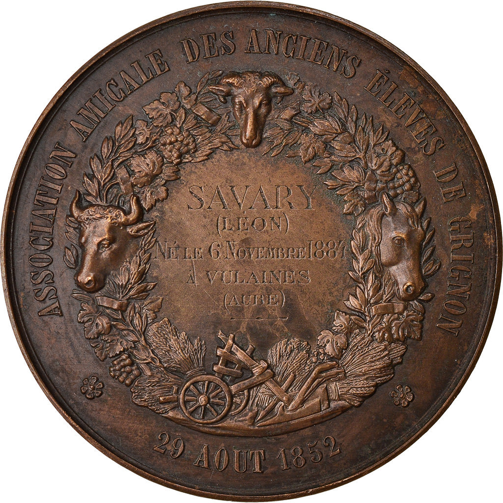 France, Medal, Agriculture, Association Amicale des Anciens Elèves de Grignon