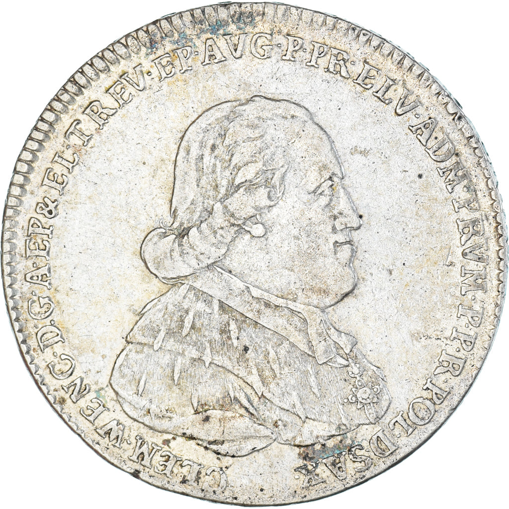 Coin, German States, TRIER, Clemens Wenzel, Thaler, 1794, Trier, EF(40-45)