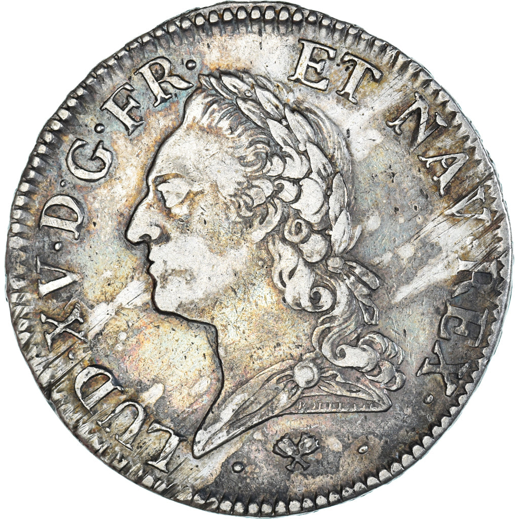 Coin, France, Louis XV, Écu à la vieille tête, 1774, Bayonne, EF(40-45)