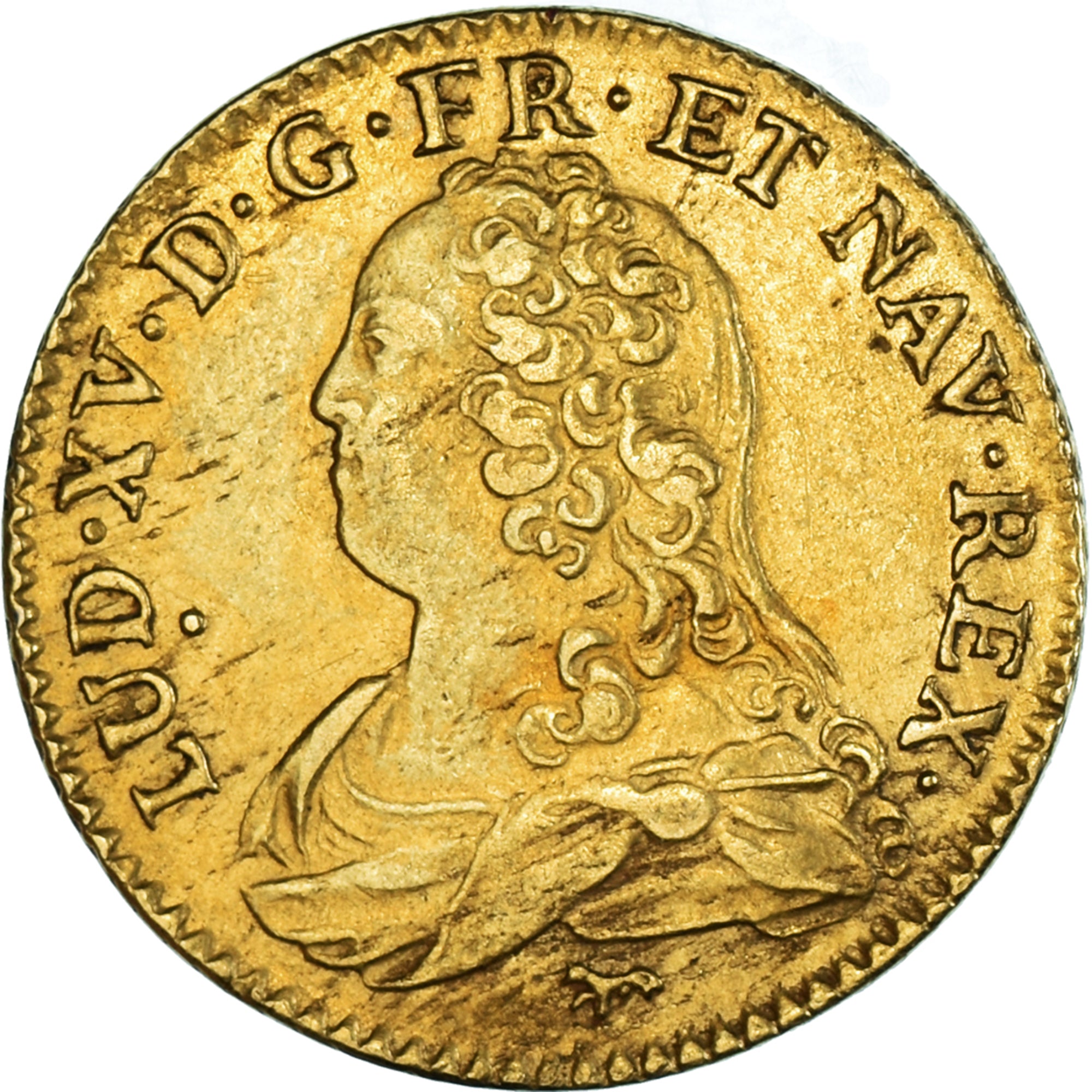 Coin, France, Louis XV, Louis d'or aux lunettes, 1726, Paris, AU(50-53), Gold
