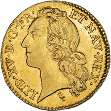 Münze, Frankreich, Louis XV, louis d'or au bandeau, 1744, Lille, SS, Gold