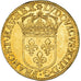 Coin, France, Louis XIII, Ecu d'or, 1641, Paris, au moulin, AU(55-58), Gold