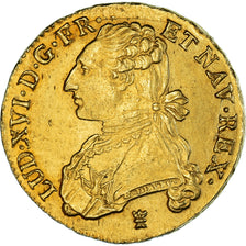 Moneda, Francia, Louis XVI, Double louis d'or au buste habillé, 1775, Limoges