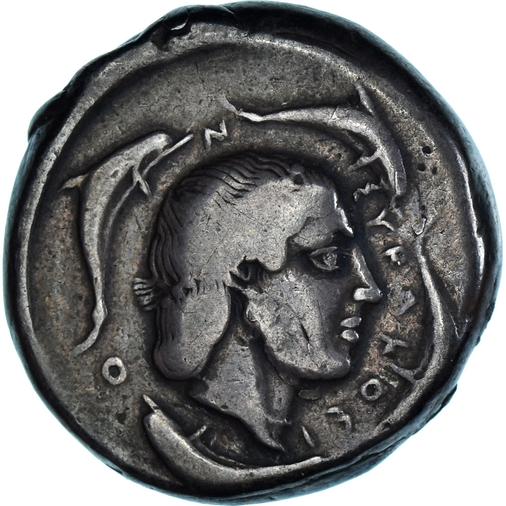 Monnaie, Sicile, Tétradrachme, ca. 460 BC, Syracuse, TB+, Argent, SNG-ANS:157
