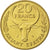 Moneta, Madagascar, 20 Francs, 1970, Paris, MS(63), Aluminium-Brąz, KM:E10