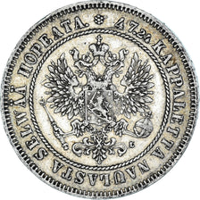 Coin, Finland, Nicholas II, 2 Markkaa, 1907, Helsinki, L, EF(40-45), Silver
