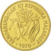 Munten, Madagascar, 10 Francs, 1970, Paris, UNC-, Aluminum-Bronze, KM:E9