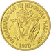 Coin, Madagascar, 10 Francs, 1970, Paris, MS(63), Aluminum-Bronze, KM:E9
