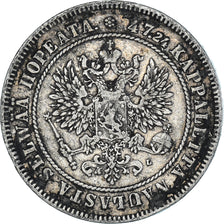 Coin, Finland, Nicholas II, 2 Markkaa, 1906, Helsinki, L, EF(40-45), Silver