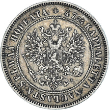 Coin, Finland, Nicholas II, 2 Markkaa, 1906, Helsinki, L, EF(40-45), Silver