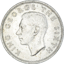 Monnaie, Nouvelle-Zélande, George VI, Royal Visit, Crown, 1949, Royal Mint