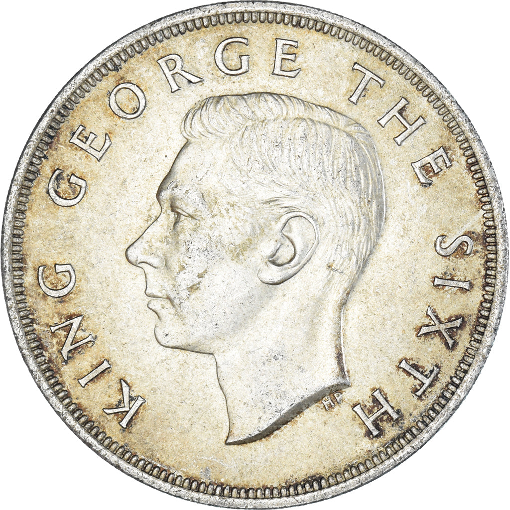 Monnaie, Nouvelle-Zélande, George VI, Royal Visit, Crown, 1949, Royal Mint