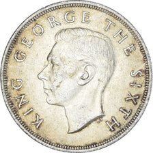 Monnaie, Nouvelle-Zélande, George VI, Royal Visit, Crown, 1949, Royal Mint