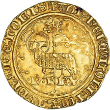 Coin, France, Charles VI, Agnel d'or, EF(40-45), Gold, Duplessy:372C2