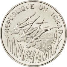 CHAD, 100 Francs, 1971, Paris, KM #E3, MS(63), Nickel, 7.05