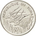 CHAD, 100 Francs, 1971, Paris, KM #E3, MS(63), Nickel, 7.05