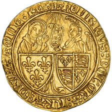 Münze, Frankreich, Henri VI, Salut d'or, Rouen, VZ, Gold, Duplessy:443A