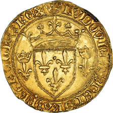 Coin, France, Louis XI, Écu d'or à la couronne, Tournai, EF(40-45), Gold