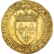 Coin, France, Louis XII, Écu d'or au soleil, Lyon, AU(55-58), Gold