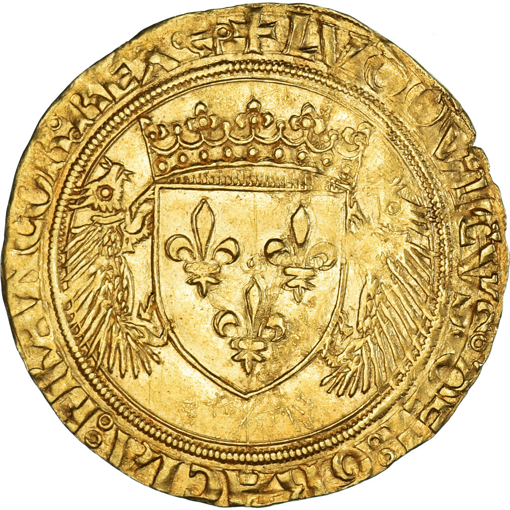 Münze, Frankreich, Louis XII, Ecu d'or aux Porcs-Epics, Bayonne, SS+, Gold