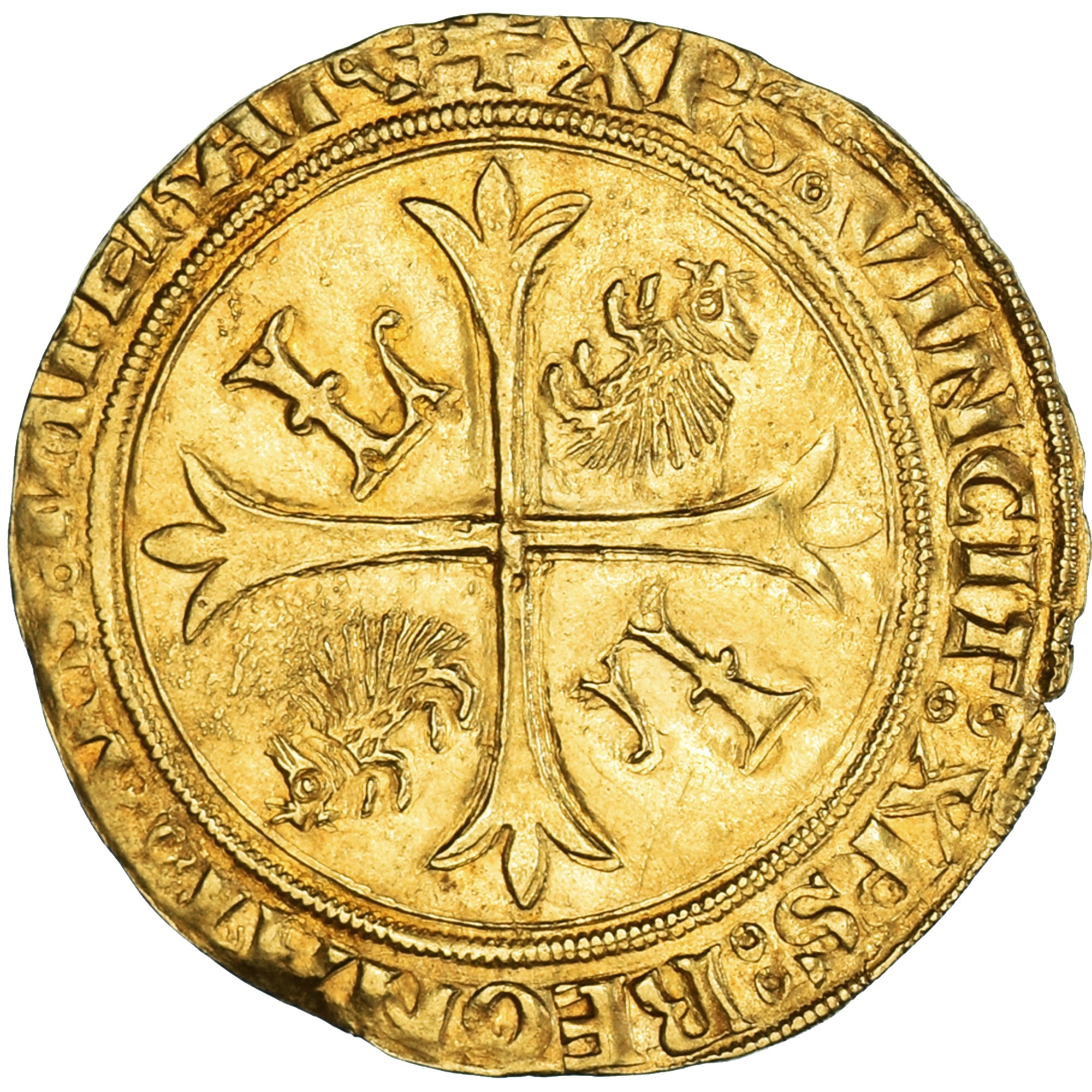Münze, Frankreich, Louis XII, Ecu d'or aux Porcs-Epics, Bayonne, SS+, Gold