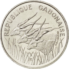 Coin, Gabon, 100 Francs, 1971, Paris, MS(63), Nickel, KM:E3