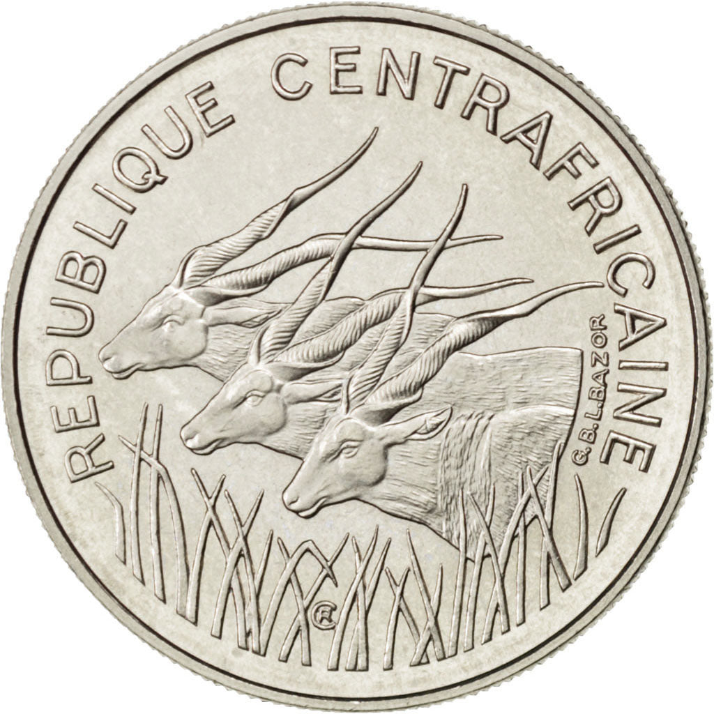 Repubblica Centrafricana, 100 Francs, 1971, Paris, SPL, Nichel, KM:E2
