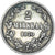 Moneda, Finlandia, Alexander II, 2 Markkaa, 1870, Helsinki, MBC, Plata, KM:7.1