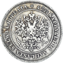 Coin, Finland, Alexander II, 2 Markkaa, 1874, Helsinki, EF(40-45), Silver