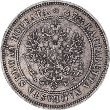 Coin, Finland, Alexander II, 2 Markkaa, 1874, Helsinki, EF(40-45), Silver