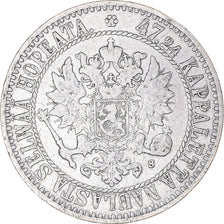 Coin, Finland, Alexander II, 2 Markkaa, 1865, Helsinki, EF(40-45), Silver