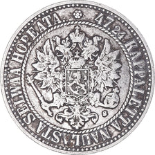 Coin, Finland, Alexander II, 2 Markkaa, 1865, Helsinki, EF(40-45), Silver