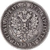 Coin, Finland, Alexander II, 2 Markkaa, 1865, Helsinki, EF(40-45), Silver