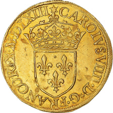 Moneda, Francia, Charles IX, Écu d'or au soleil, 1563, Paris, 1st Type, EBC