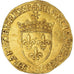 Monnaie, France, François Ier, Écu d'or au soleil, Poitiers, TTB+, Or