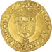 Moneda, Francia, François Ier, Ecu d'or à la croisette, Toulouse, MBC+, Oro