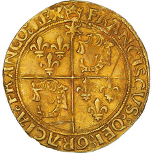 Moeda, França, François Ier, Ecu d'or au soleil du Dauphiné, Cremieu