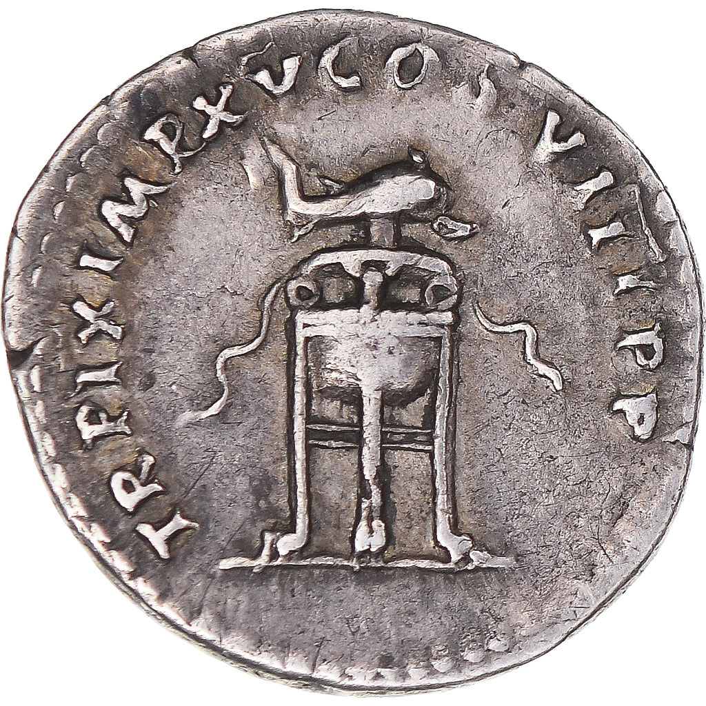 Coin, Titus, Denarius, 80, Rome, EF(40-45), Silver, RIC:128