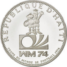 HAITI, 25 Gourdes, 1974, KM #103, MS(65-70), Silver, 8.41