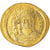 Moneta, Justin II, Solidus, 565-578, Constantinople, AU(50-53), Złoto, Sear:344