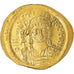 Coin, Justin II, Solidus, 565-578, Constantinople, AU(50-53), Gold, Sear:344