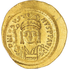 Moeda, Justin II, Solidus, 565-578, Constantinople, AU(55-58), Dourado, Sear:345