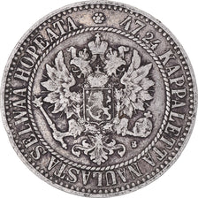 Coin, Finland, Alexander II, 2 Markkaa, 1865, Helsinki, EF(40-45), Silver