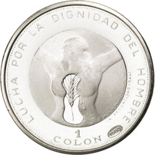 EL SALVADOR, Colon, 1971, Mexico City, KM #141, MS(65-70), Silver, 2.35
